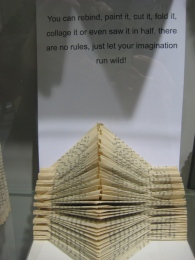 Another example of 'book-art'.