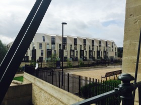 New homes at Bath's Western Riverside.