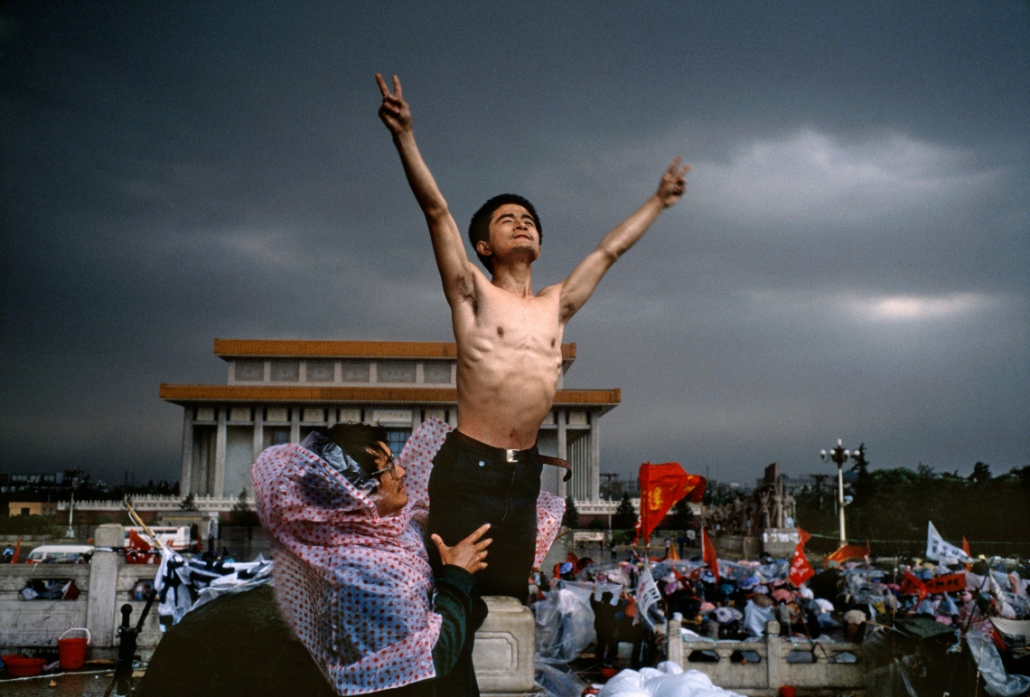 CHINA. Beijing. Tiananmen Square. 1989.