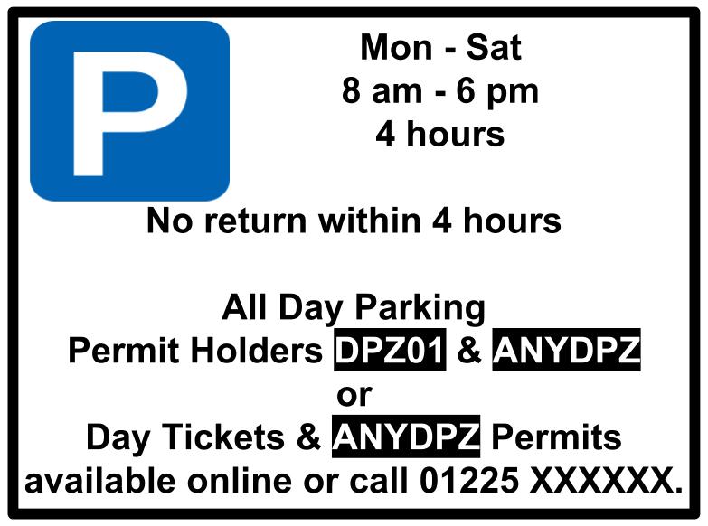Copy of City Wide Resident Friendly Day Parking Zones